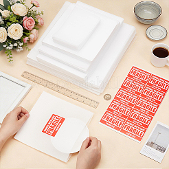 100Pcs 5 Styles Rectangle and Square Double-Sided EPE Foam Resealable Bags&nbsp;ABAG-BC0001-75