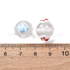 Transparent Resin Enamel Beads&nbsp;RESI-G119-07