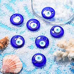 Handmade Lampwork Evil Eye Pendants&nbsp;X-LAMP-E106-02A