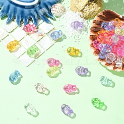 50Pcs Transparent Acrylic Beads&nbsp;TACR-YW0003-16