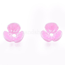 Resin Imitation Pearl Bead Caps&nbsp;RESI-N036-01A-03