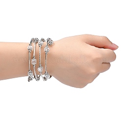 Fashion Wrap Bracelets&nbsp;BJEW-JB00628-01