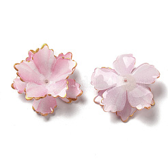 Golden Edge Flower Bead Cap&nbsp;X-SACR-C002-33