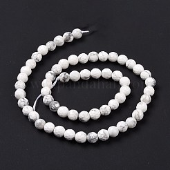 Natural Howlite Beads Strands&nbsp;G-E571-29A