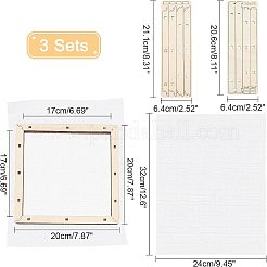 Basswood Assembled Paper Making Frame&nbsp;DIY-WH0001-74