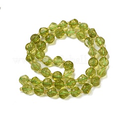 Natural Olive Quartz Beads Strands&nbsp;G-K387-A01-02