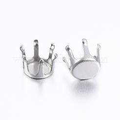 Non-Tarnish 304 Stainless Steel Rhinestone Claw Settings&nbsp;STAS-H376-63