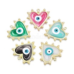 Alloy Enamel Pendants&nbsp;ENAM-F143-13-G