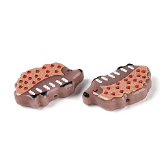 Printed Opaque Resin Beads&nbsp;RESI-N043-14B