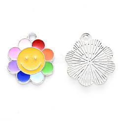 Alloy Enamel Pendants&nbsp;X-ENAM-N054-009-P