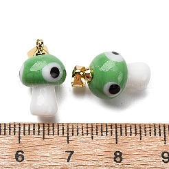Handmade Lampwork Pendants&nbsp;LAMP-S069-06G-08