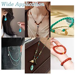 2 Strands 2 Styles Synthetic Turquoise Beads Strands&nbsp;G-PH0003-48B
