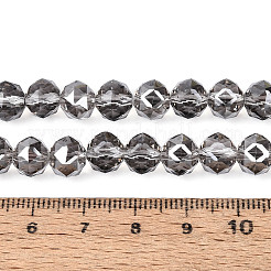 Electroplate Transparent Glass Round Beads Strands&nbsp;EGLA-T029-8mm-12T-03