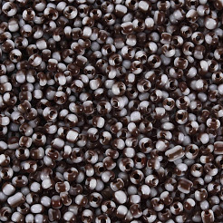 12/0 Two Tone Opaque Glass Seed Beads&nbsp;SEED-T006-01A-A03