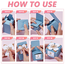 Cardboard Candy Storage Boxes&nbsp;CON-WH0816-027G