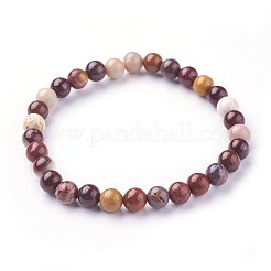 Natural Mookaite Beads Stretch Bracelets&nbsp;BJEW-F380-01-A17