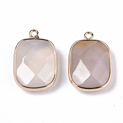 Natural Agate Pendants&nbsp;G-N326-81A