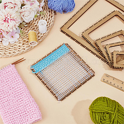 6Pcs 6 Styles Poplar Wood Knitting Loom&nbsp;AJEW-WH0070-23A