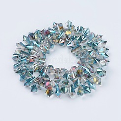 Glass Pointed Beads Strands&nbsp;GLAA-F080