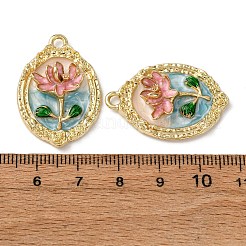 Alloy Enamel Pendants&nbsp;ENAM-B028-31KCG-02