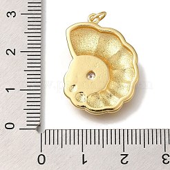 Rack Plating Brass Micro Pave Cubic Zirconia Pendants&nbsp;KK-I720-58G