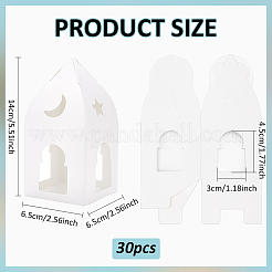 House Shaped Paper Gift Boxes with Visible Window&nbsp;CON-WH0088-90