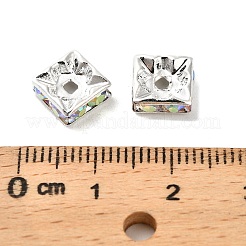 Brass Rhinestone Spacer Beads&nbsp;KK-I362-01B-02S