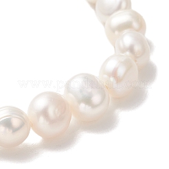 Natural Cultured Freshwater Pearl Beads Stretch Bracelets&nbsp;BJEW-JB13472