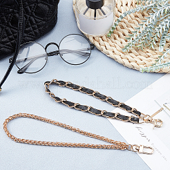 2Pcs 2 Styles Iron Strap Chain&nbsp;BJEW-WR0001-01
