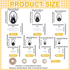 Plastic Craft Safety Eyes&nbsp;DIY-PH0031-68
