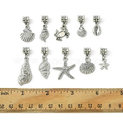 Marine Organism Theme Tibetan Style Alloy Pendant&nbsp;PALLOY-FS00004