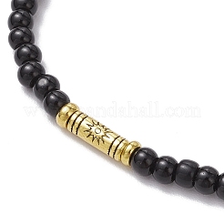 2Pcs 2 Styles Glass Seed Beads Stretch Bracelets Set&nbsp;BJEW-JB11717