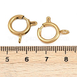 304 Stainless Steel Spring Ring Clasps&nbsp;STAS-B095-05F-G