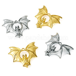 4Pcs 2 Colors Tibetan Style Alloy Pendants&nbsp;FIND-TADJ0001-18