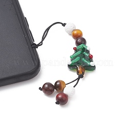 Christmas Handmade Lampwork Mobile Straps&nbsp;HJEW-TA00011