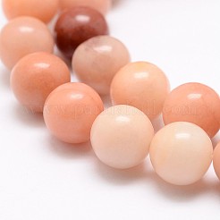 Natural Pink Aventurine Beads Strands&nbsp;G-P257-05-6mm