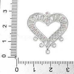 Brass Heart Chandelier Component Links&nbsp;KK-P290-30B-P