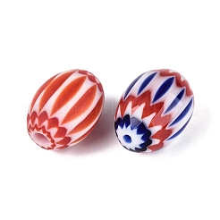 Handmade Millefiori Glass Barrel Beads&nbsp;LA-N002-18