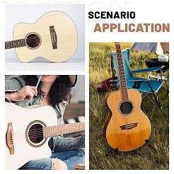 3Pcs 3 Colors Wood Classical Guitar Sound Hole Ring Mouth Wheel Sticker&nbsp;DIY-CA0008-07