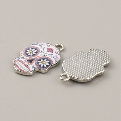 Alloy Enamel Pendants&nbsp;FIND-CJC0015-09G