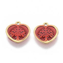 201 Stainless Steel Pendants&nbsp;STAS-R099-04