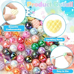 DIY Plastic Beadable Pens Kits&nbsp;DIY-YW0017-52