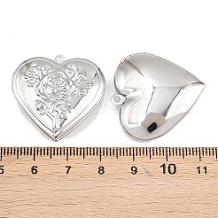 Rack Plating Brass Locket Pendants&nbsp;KK-K277-04P