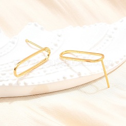 Brass Stud Earrings&nbsp;KK-T038-484B