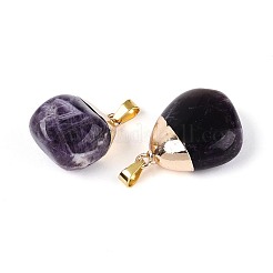 Natural Amethyst Pendants&nbsp;G-N360-05G-06