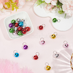 24Pcs Brass Bell Pendant Decorations&nbsp;AJEW-BM0001-13
