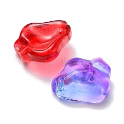 35Pcs Transparent Spray Painted Glass Pendants&nbsp;GLAA-YW0001-62