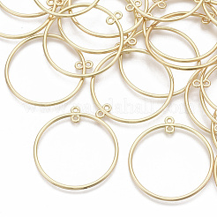 Alloy  2-Loop Link Pendants&nbsp;X-PALLOY-S132-040A-G