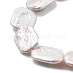 Natural Baroque Keshi Pearl Beads Strands&nbsp;PEAR-P064-01F-06A