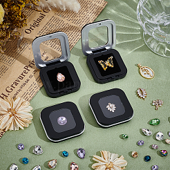 ABS Plastic Loose Diamond Storage Boxes with Visible Window Lid&nbsp;AJEW-WH0609-746B-01